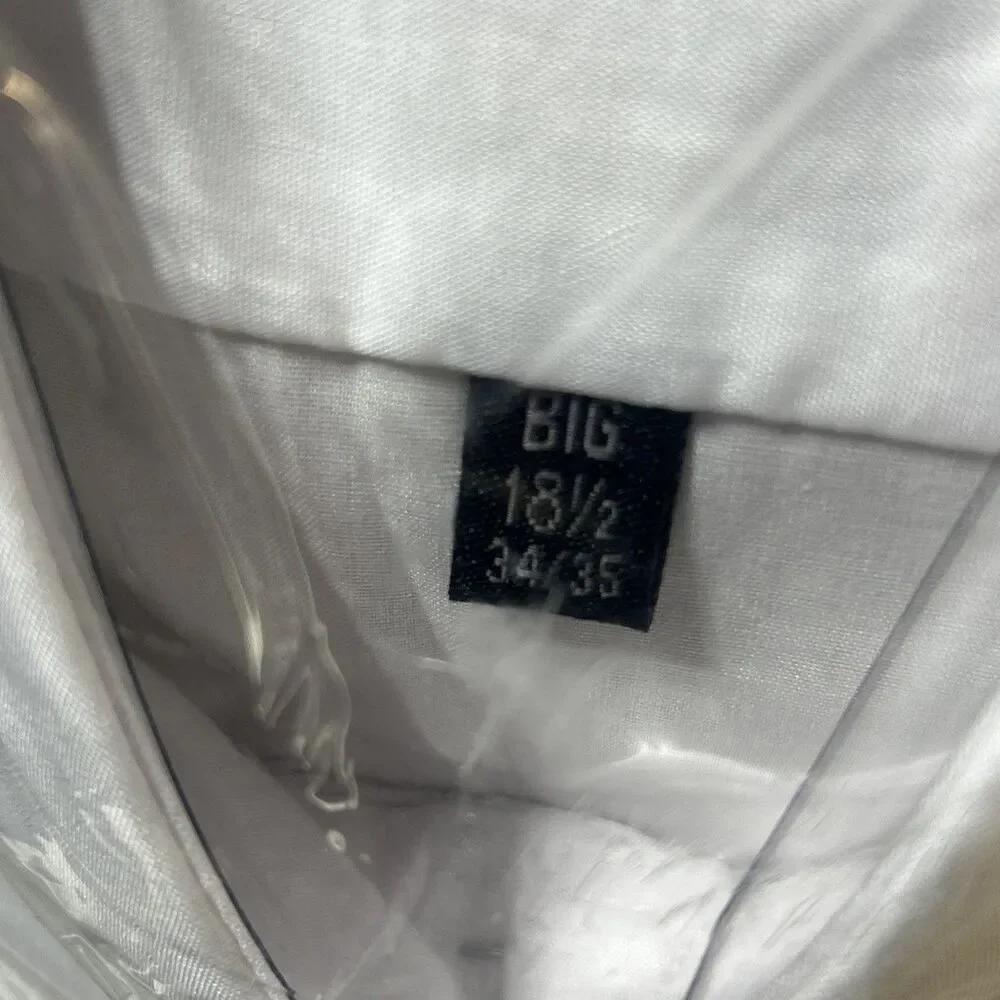 LOT - 3 Dress Shirts 18.5 Neck Oleg Cassini Pierre Cardin 34/35 Brigadier 36/37 - Picture 8 of 11